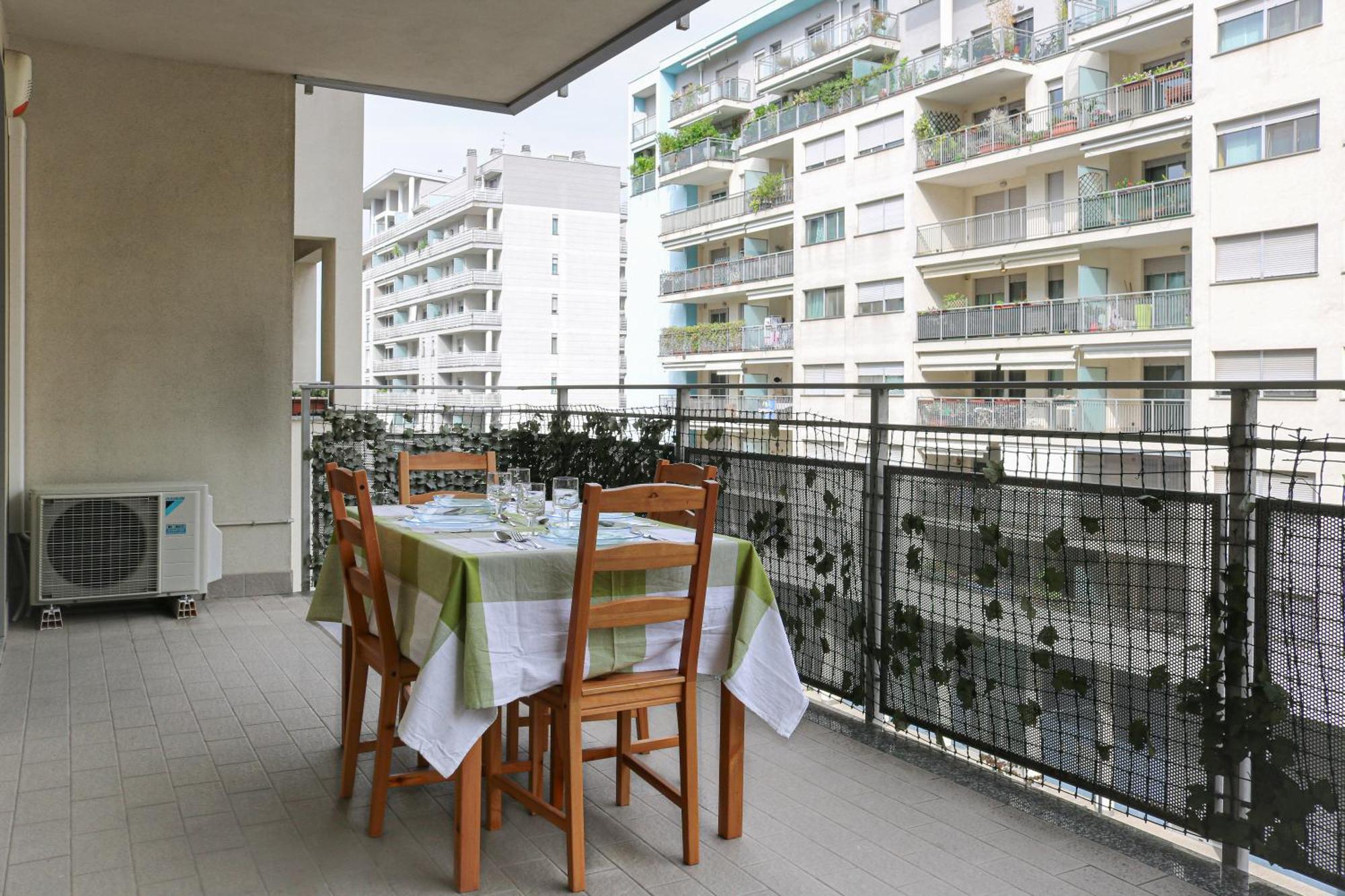 Ferienwohnung Urban Balcony Hideaway - 3 People Mailand Exterior foto